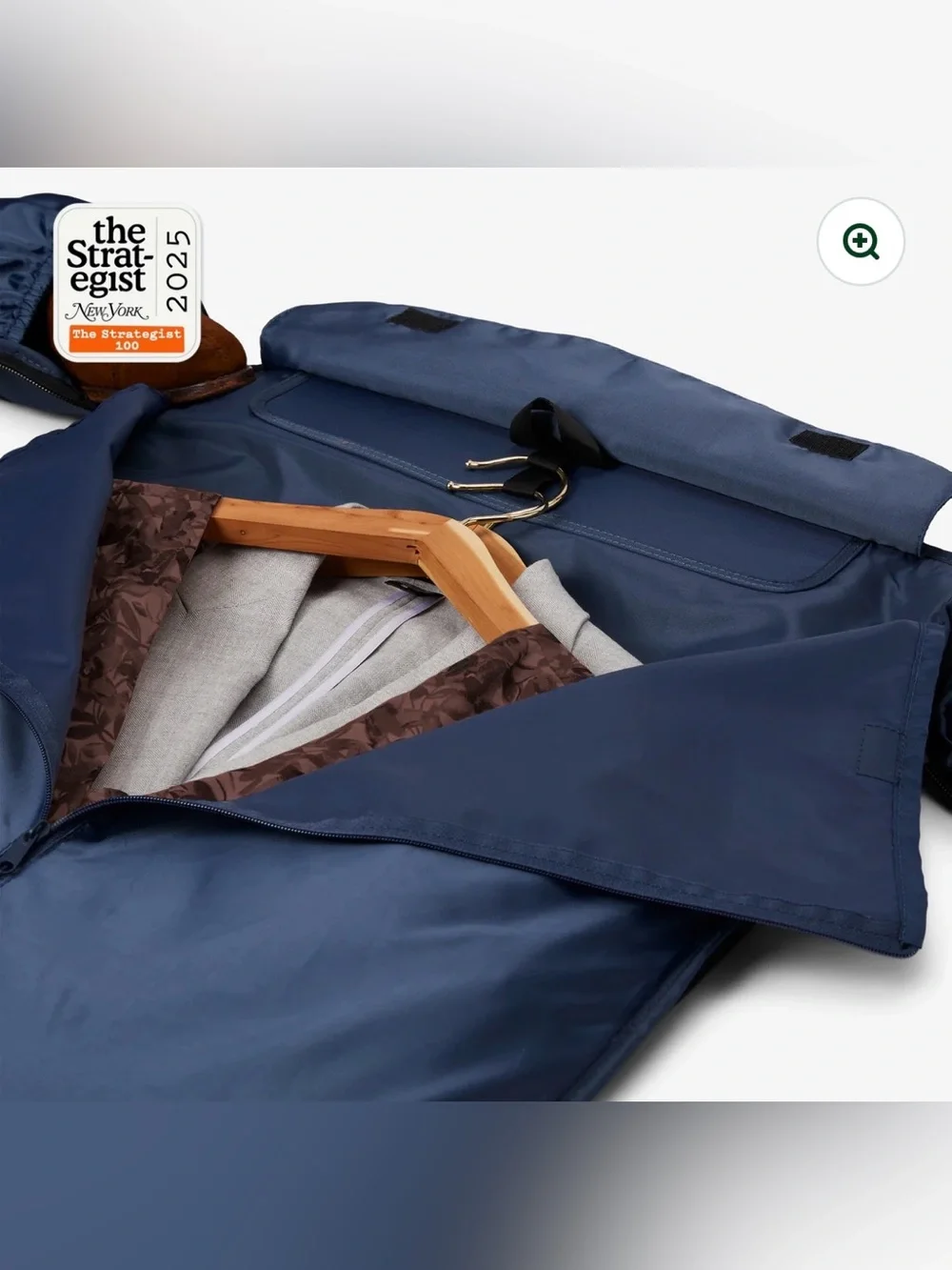 Half day navy garment duffel bag
